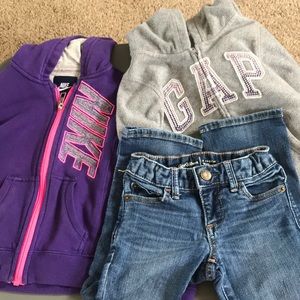 Nike and Gap girls clothes